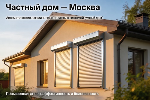 Роллеты на частном доме Москва